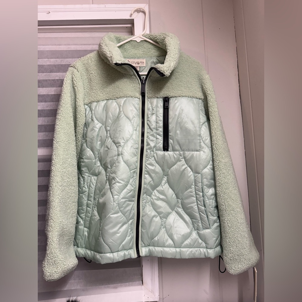 Koolaburra Ugg Light Green/turquoise sherpa Jacket
